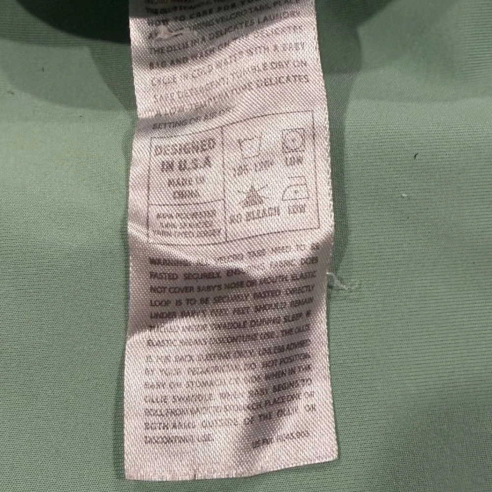 The Ollie Swaddle Adjustable Infant Sleep Sack‎ Mint Green Wrap One Size